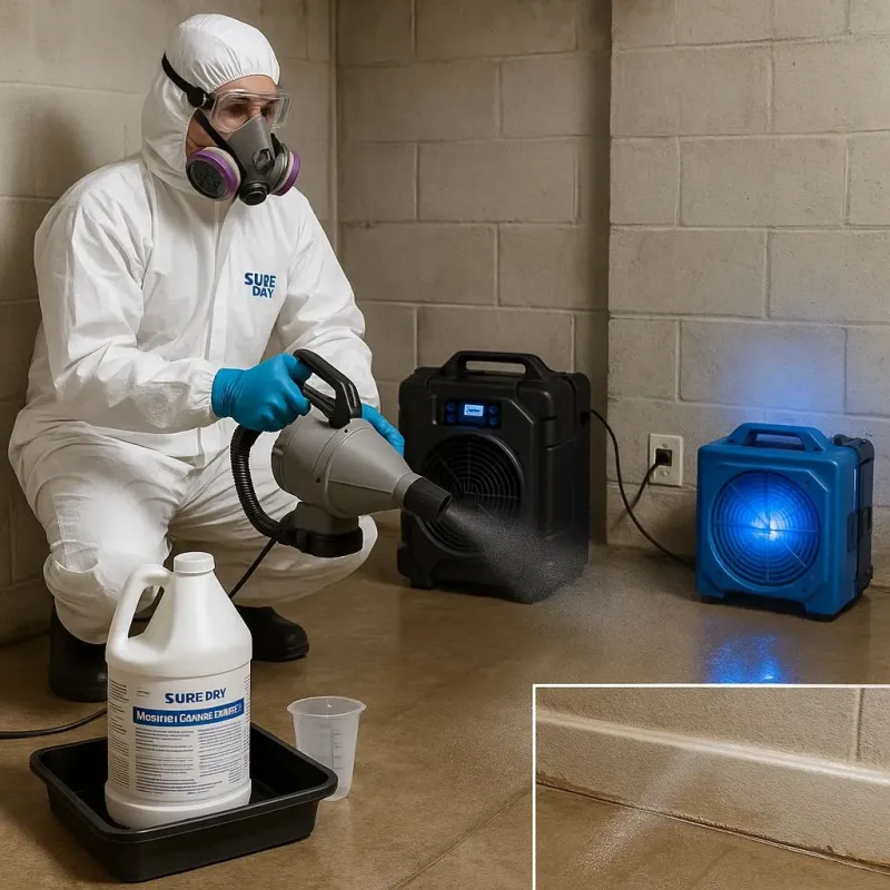 Sanitization and Odor Removal process in Mascotte, FL